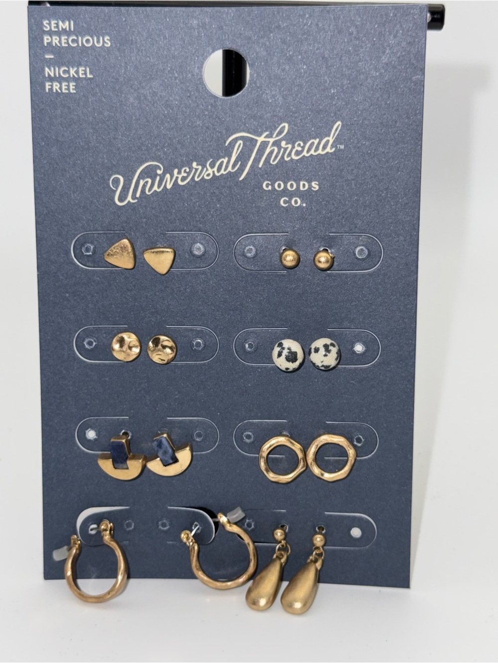 Universal Thread Gold Earring Set — Mixed Styles - Picture 2 of 2